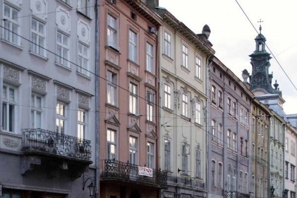 The city centre in Lviv. NEFCO has 84 projects in the pipeline for Ukraine. Photo: Patrik Rastenberger