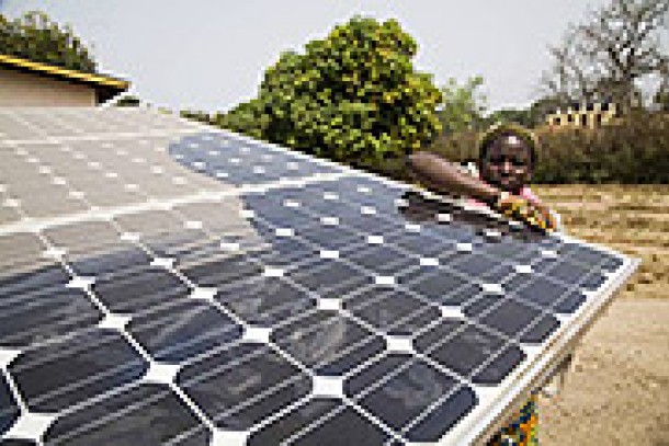 Solar energy. Exploiting the sun to combat climate change. Photo: NDF
