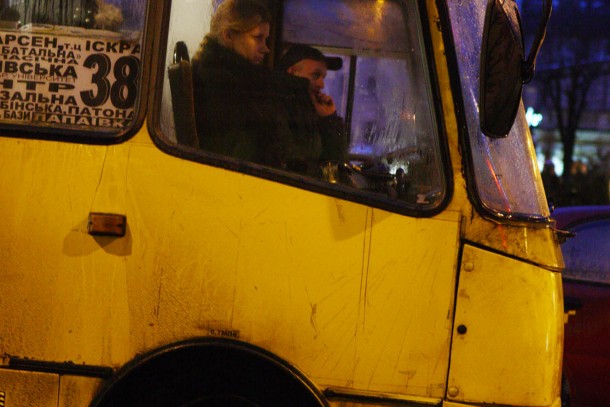 On the road in Lviv, Ukraine. Photo: Patrik Rastenberger