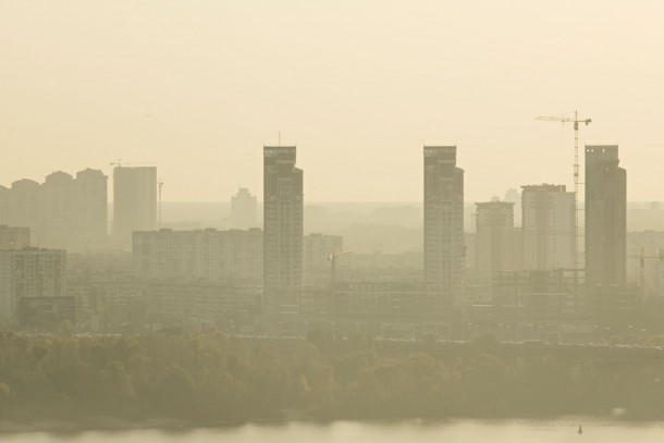 The outskirts of Kiev at dawn. Photo: Patrik Rastenberger