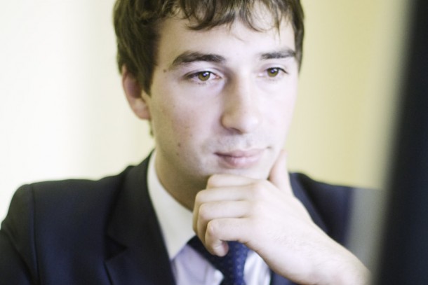 Director Andriy Zakharevych is in charge of the energy efficiency programme at Bank Lviv. Photo: Patrik Rastenberger