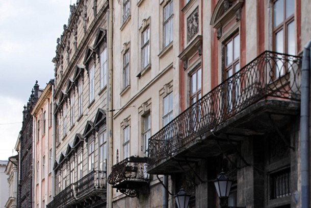 The UNESCO protected city centre of Lviv. Photo: Patrik Rastenberger