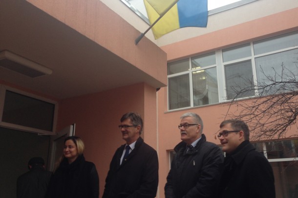From left: Dilek Ayhan, Jan Farberg, Trond Dahlsveen and Magnus Rystedt. Photo: Amund Beitnes, NEFCO
