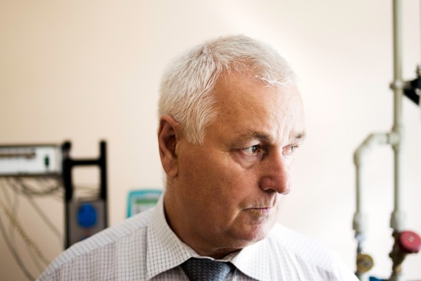Director Anatoly Kozlenko heads the PIU in charge of energy efficiency in Kiev. Photo: Patrik Rastenberger
