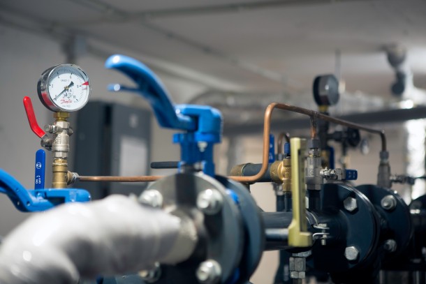 The project in Poltava comprises installation of individual heat substations. Photo: Patrik Rastenberger