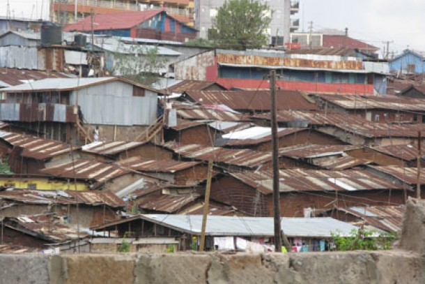 Kibera is the largest urban slum in Africa. Photo: Kari Hämekoski