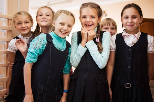The energy efficiency investments will benefit school children in Eastern Ukraine. Photo: Patrik Rastenberger