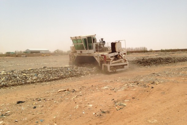 NEFCO Carbon Fund waste composting project at Omdurman, Sudan. Photo: Ash Sharma