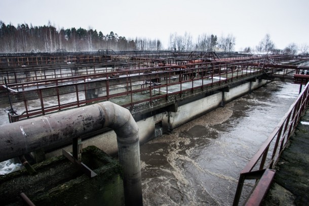 The wastewater treatment plant in Petrozavodsk. Photo: Petrozavodsk Utilities Systems (PKS)