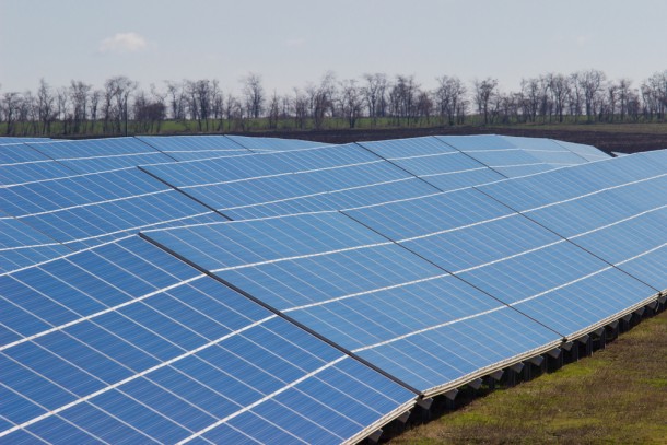 Over 130,000 solar panels will be constructed at the new solar plant in Ternovytsa. Photo: Shutterstock