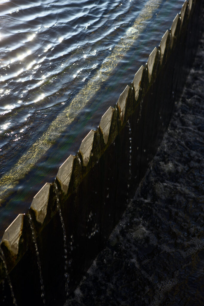 Photo of the final sedimentation tank at the wastewater treatment plant in Jūrmala, Latvia