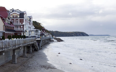 Photo of the coastline in Svetlogorsk, Russia