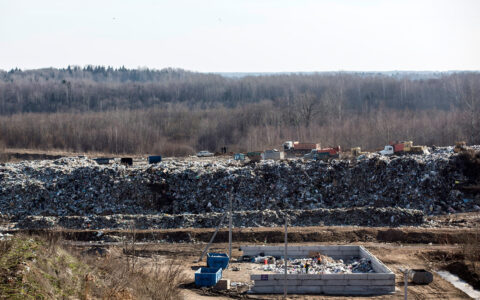 Photo of the landfill in Vitebsk