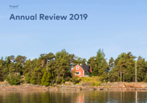 Nopef Annual Review 2019 cover image