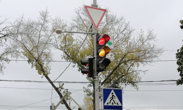 Modernised street lighting in Rubizhne