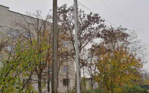 Modernised street lighting in Rubizhne