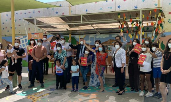 Social Cities launching their circular water solution in at a daycare center in Antofagasta