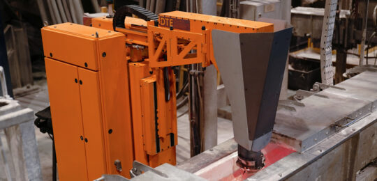 DTE’s fully automated aluminum composition analyzer. Photo: DTE