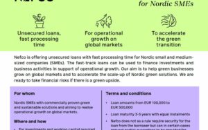 Nefco Fast-track loan fact sheet September 2023 thumbnail