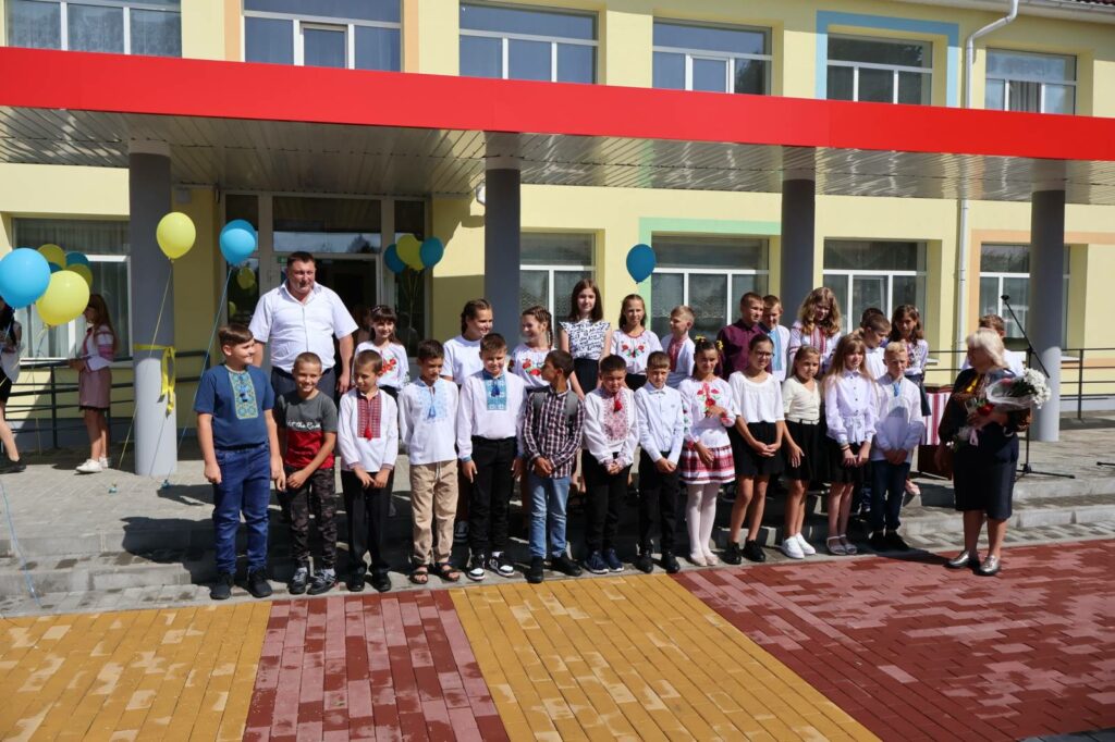 Inauguration of the school. Photo: the Department of Organizational Work, Information and Public Relations, Kivertsi City Council