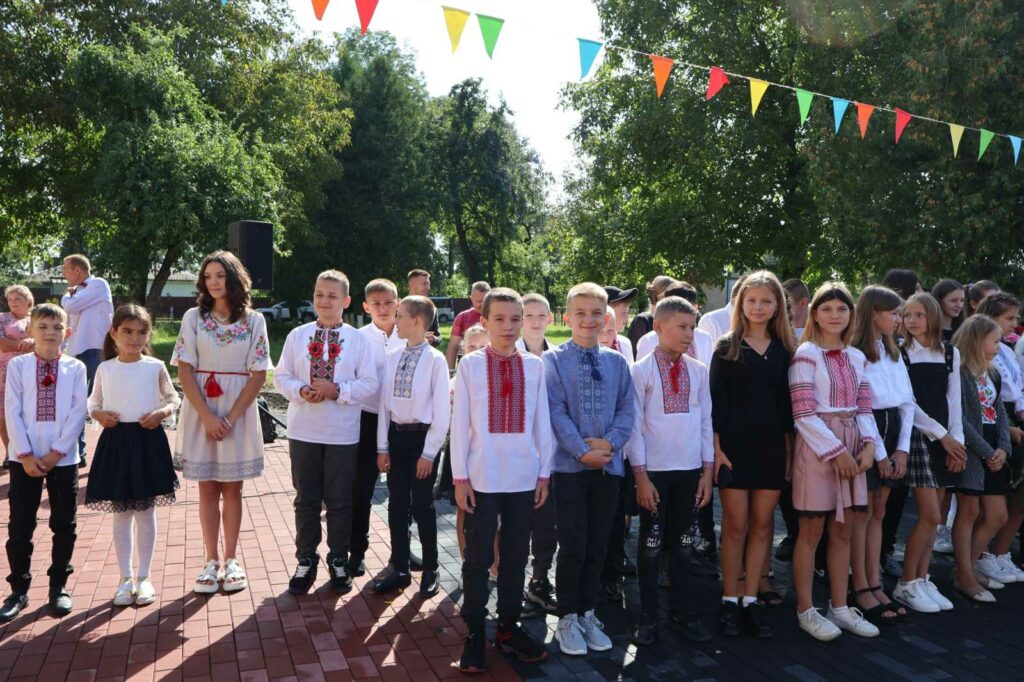 Inauguration of the school. Photo: the Department of Organizational Work, Information and Public Relations, Kivertsi City Council