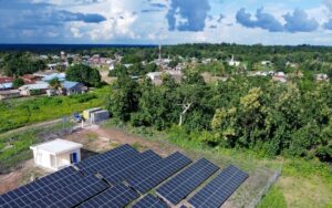 Photo: Implemented mini-grid in Benin by GDS International – Zambian Rising Sun