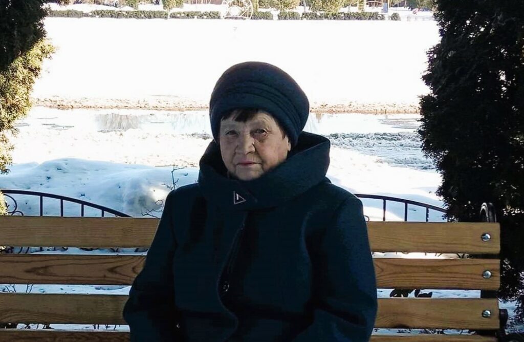 Nadiia, a resident of Andrushivka