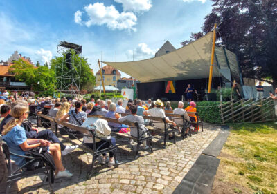 Almedalsvecka stage. Photo: Region Gotland