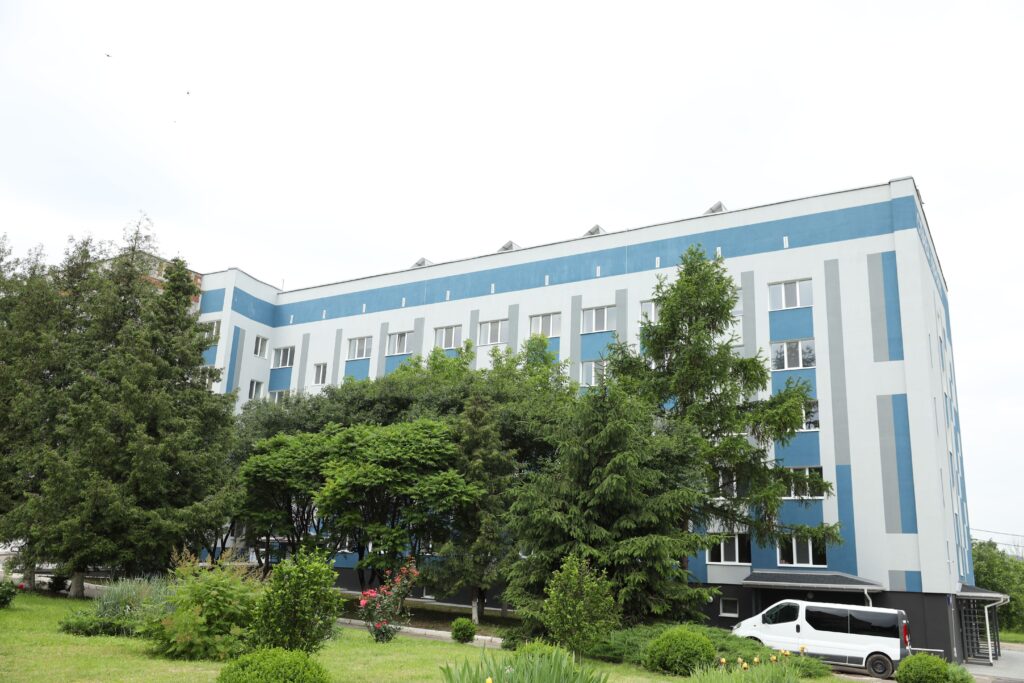 Renovated building for IDPs in Zolochiv, Ukraine