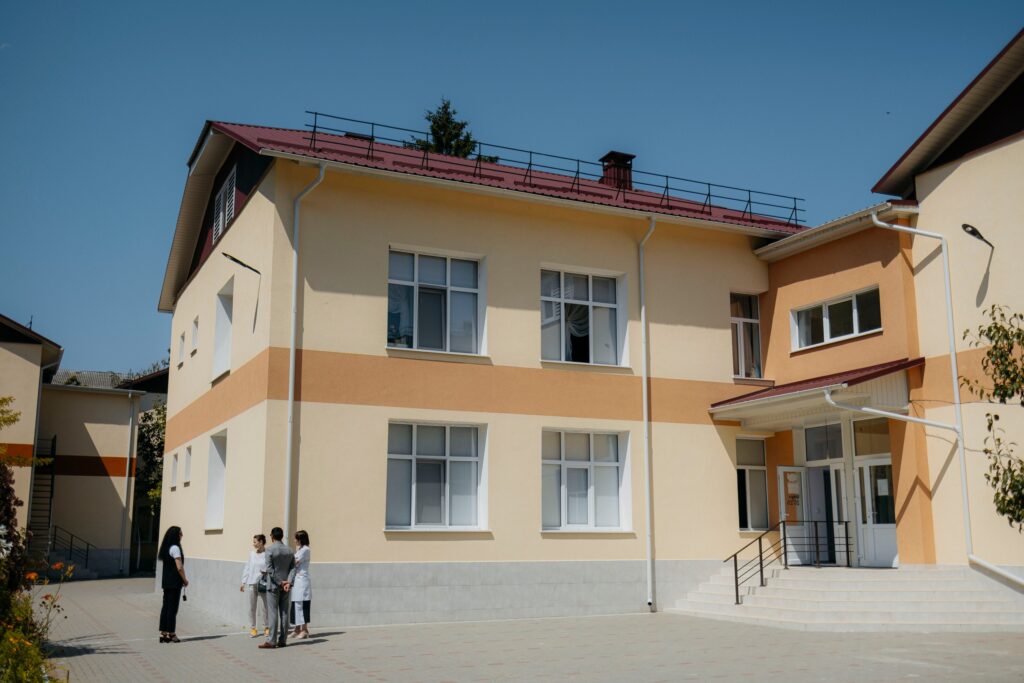 Energy-efficient modernised day-care center in Causeni.